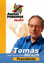 Tomás Hirsch candidat du Juntos Podemos Más