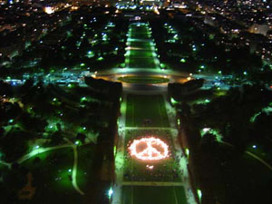 Le Symbole de la Paix à Paris le 21 septembre 2006