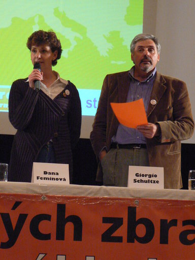 Dana Feminova et Giorgio Schultze, porte parole du Nouvel humanisme en Europe